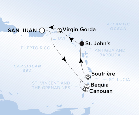 Mapa do itinerário