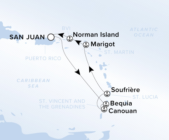 Mapa do itinerário