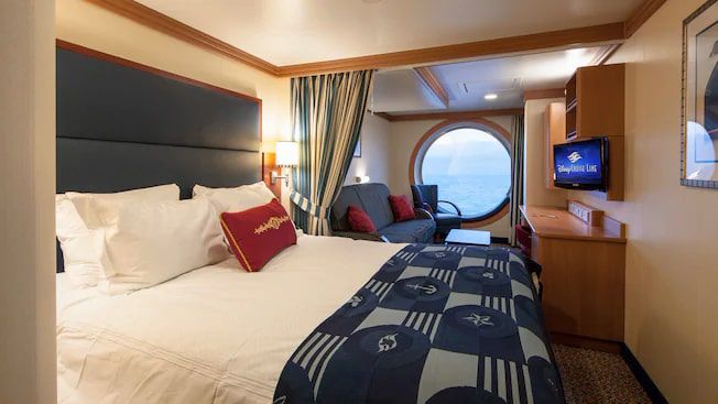 Cabine Deluxe para Famílias com Vista para o Mar - Escotilha