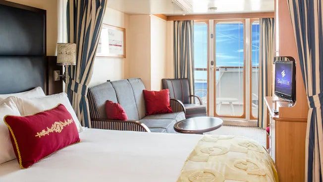Cabine Deluxe para Famílias com Vista para o Mar e Varanda vista parcial
