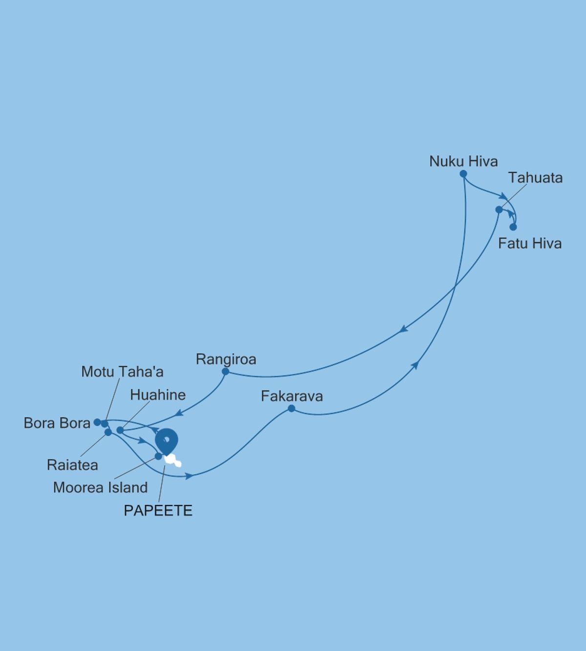 Mapa do itinerário