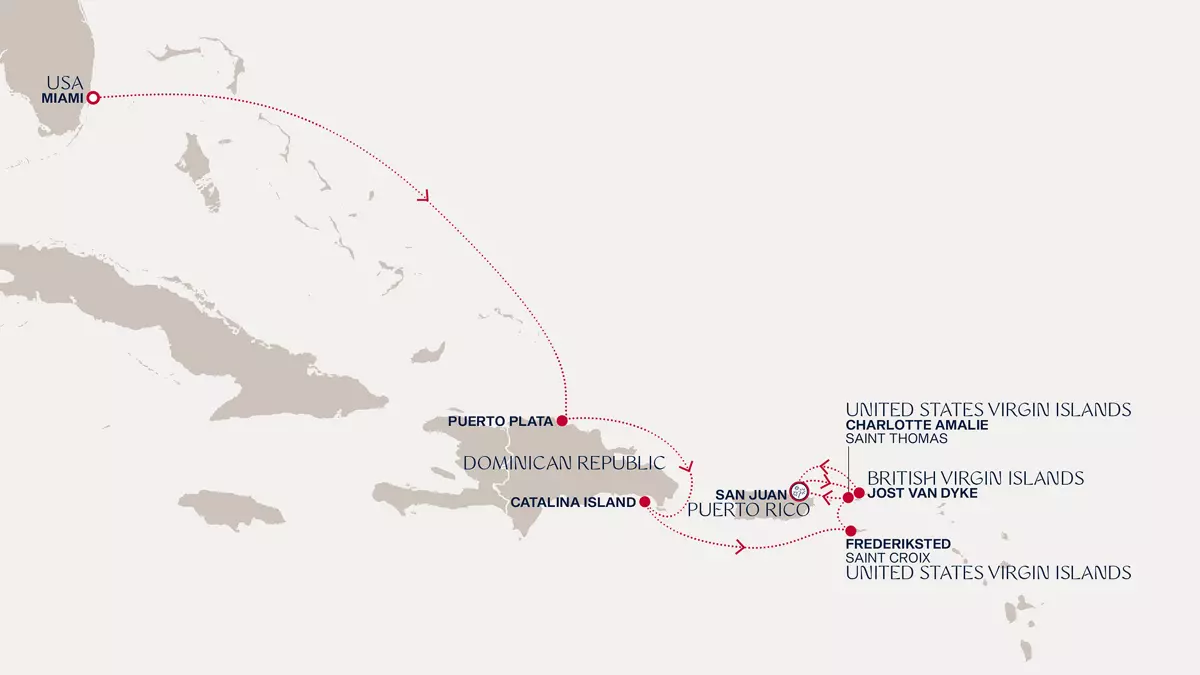 Mapa do itinerário