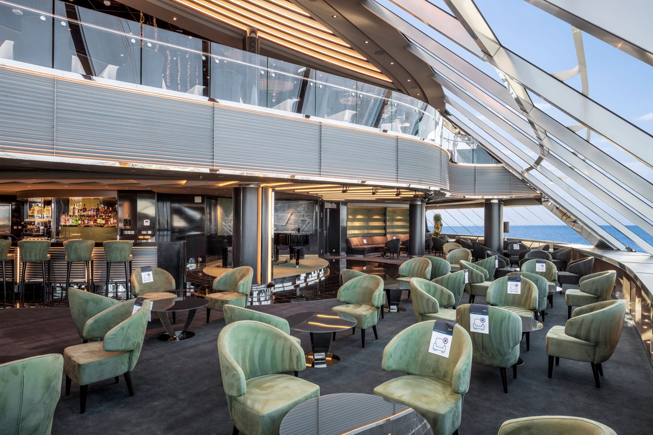 MSC Yacht Club Top Sail Lounge