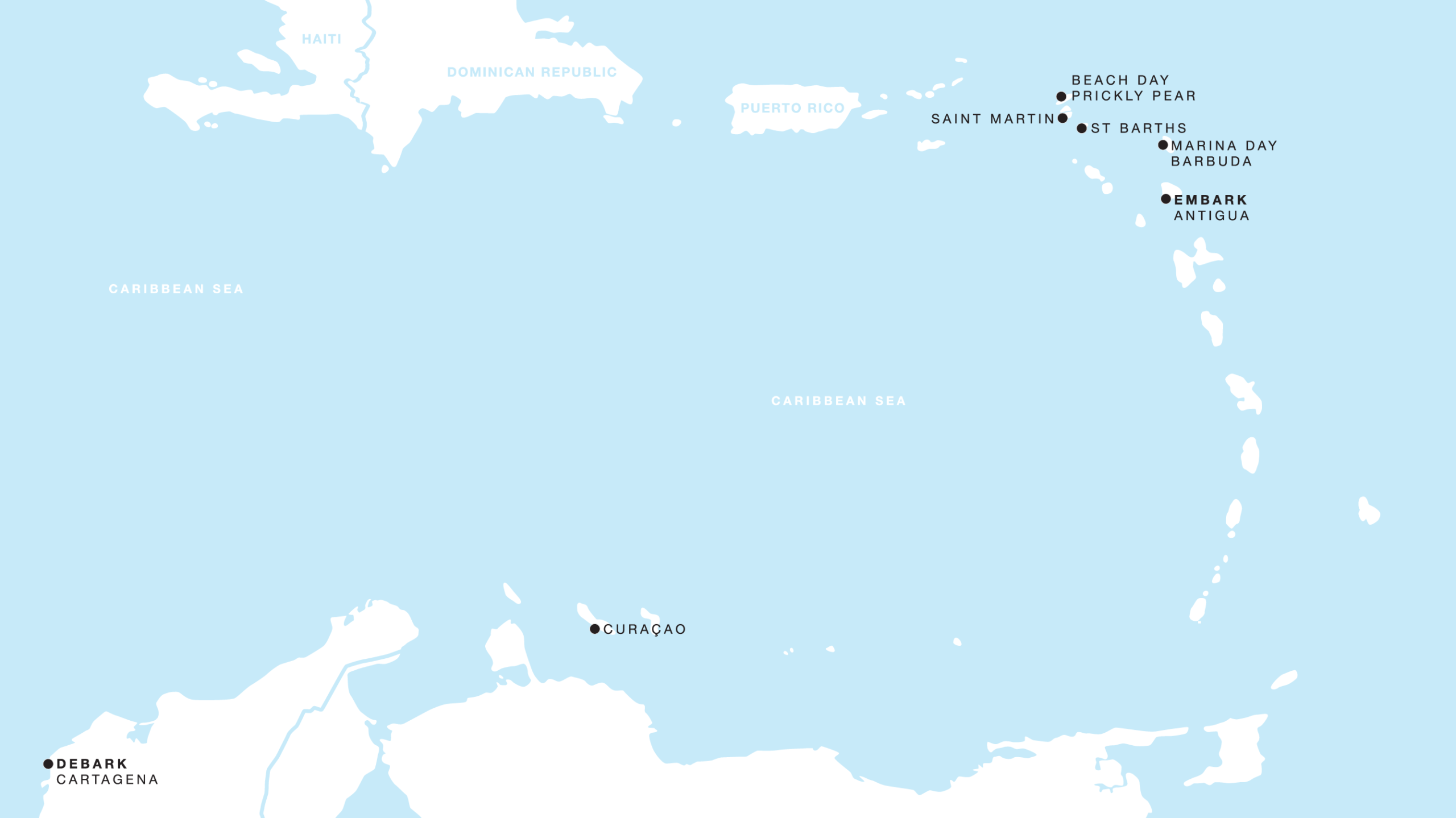 Mapa do itinerário