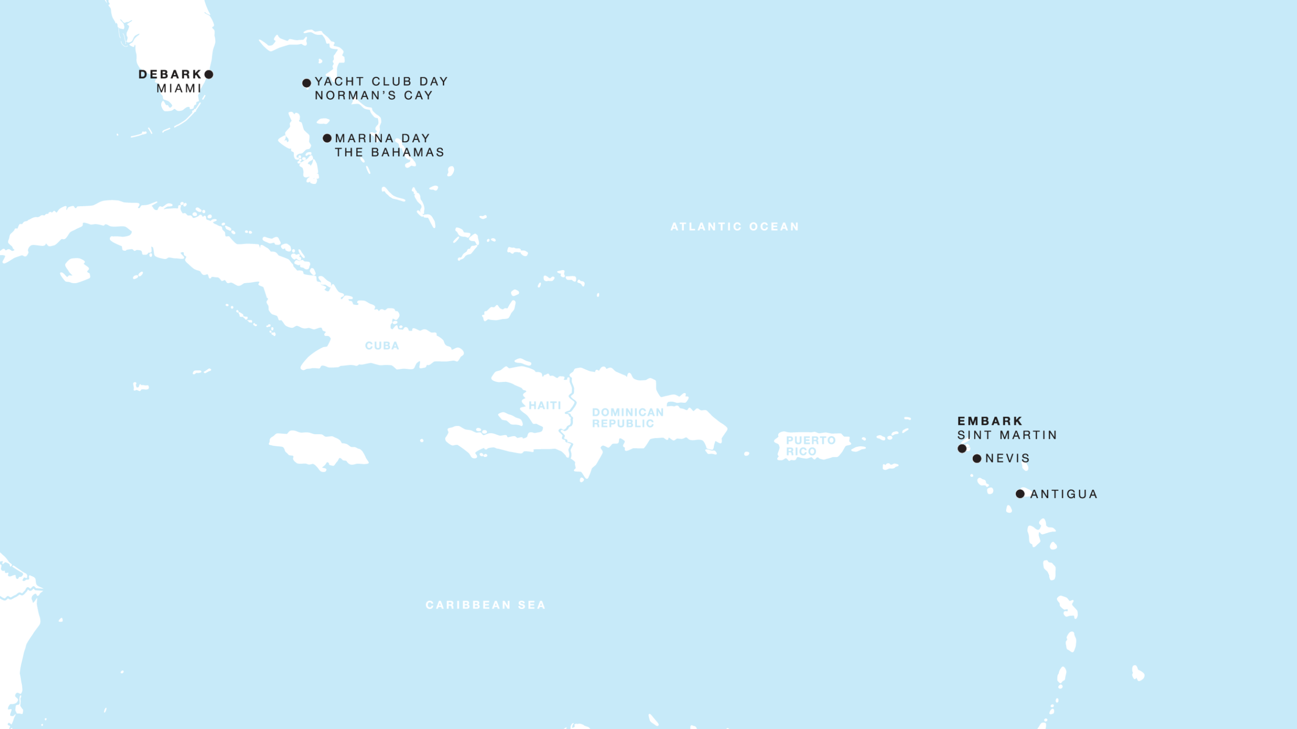 Mapa do itinerário